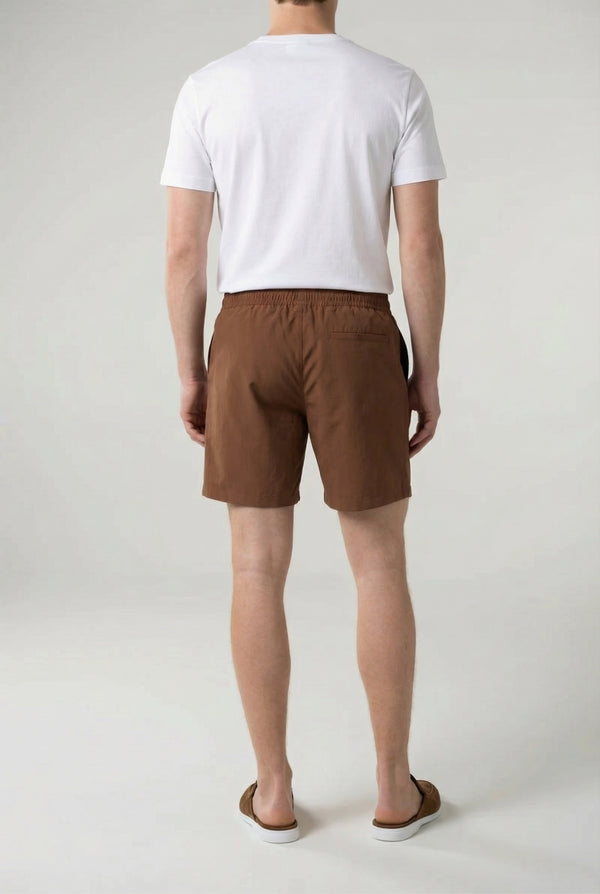 Portofino Nylon Swim Short Terracotta