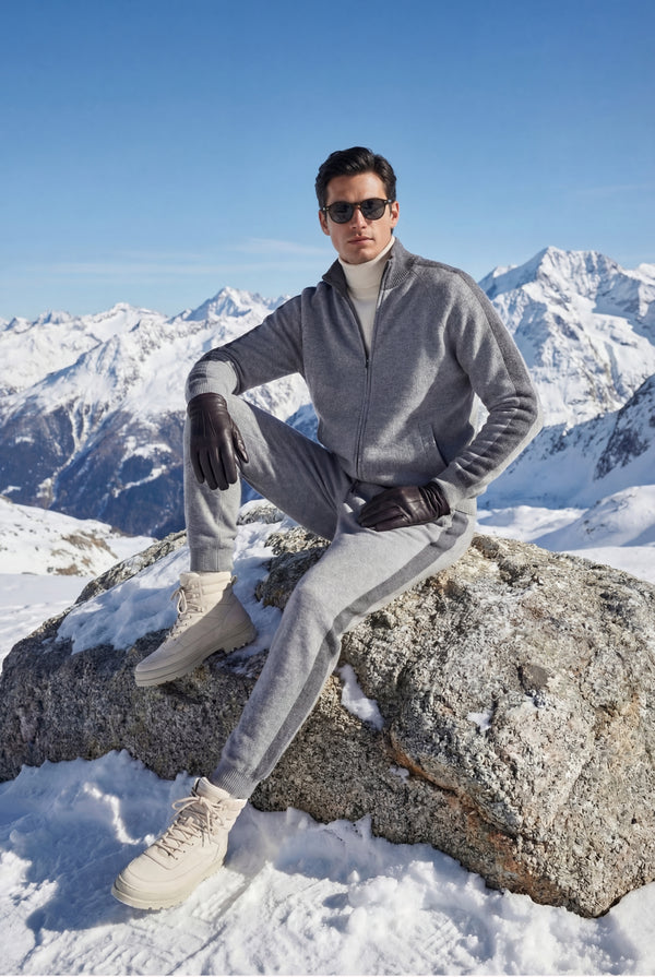 Ziamore Cashmere Tracksuit Grey