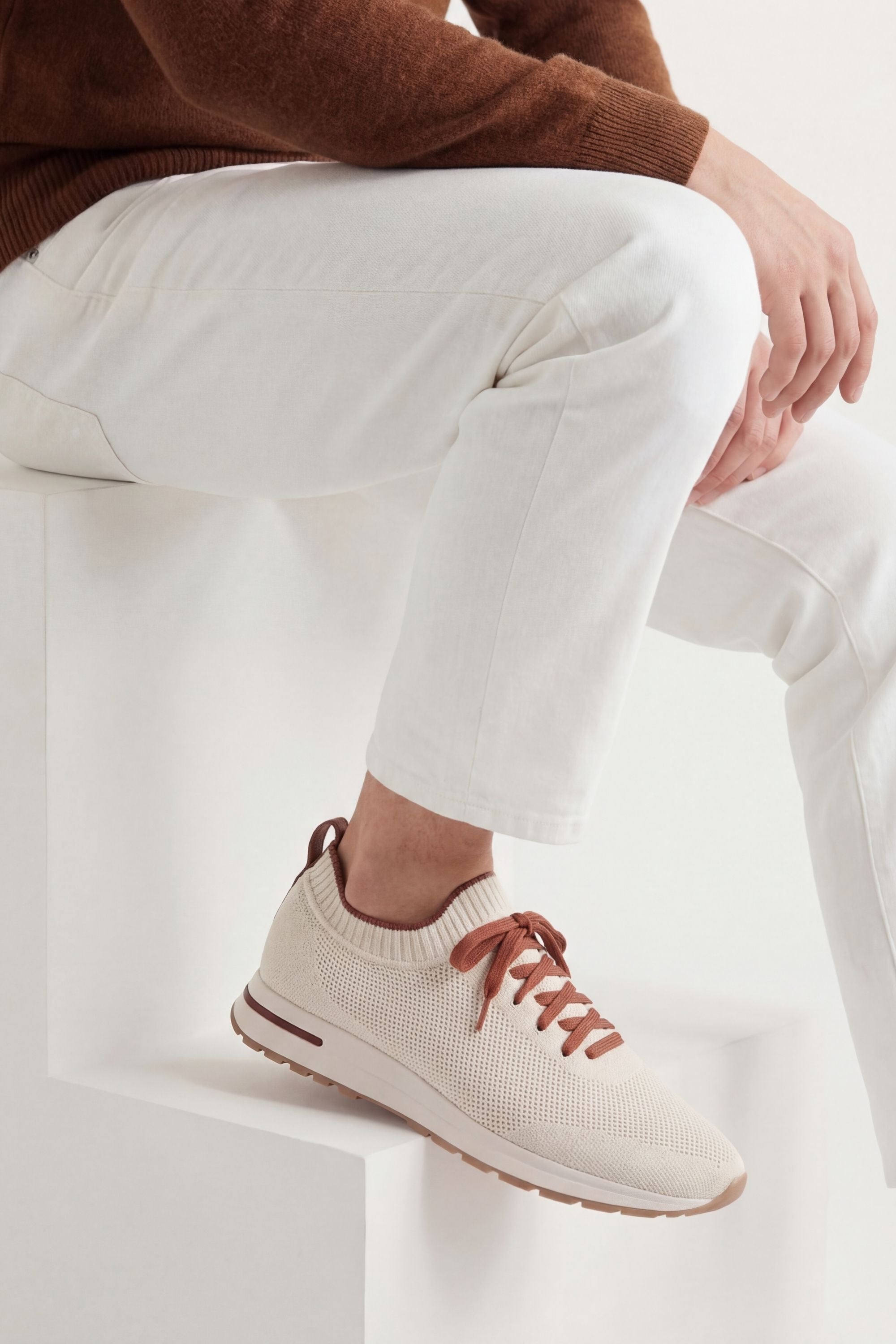 Lucca  Mesh Trainer White