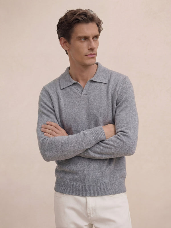 Venturi Knit Polo Grey