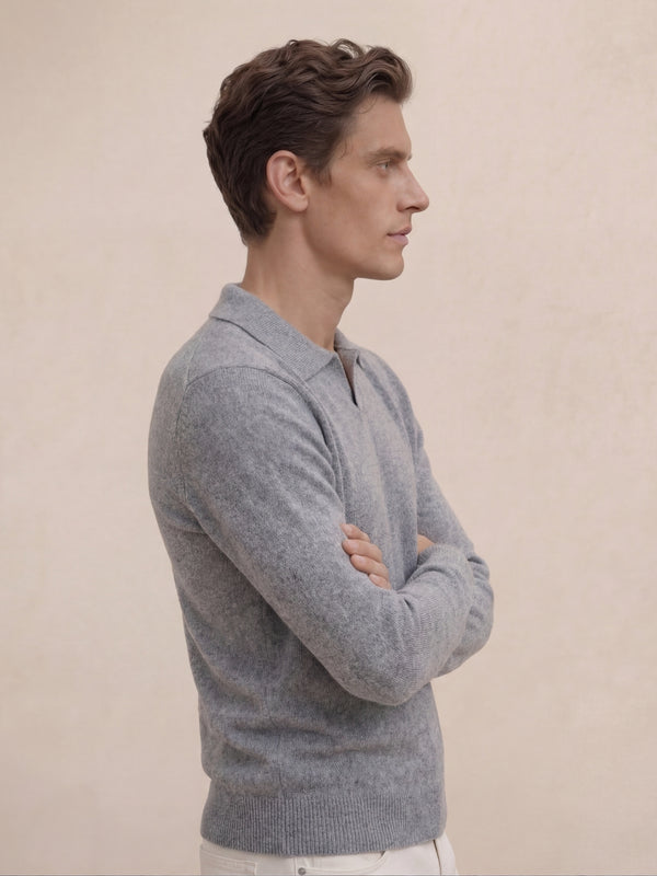 Venturi Knit Polo Grey