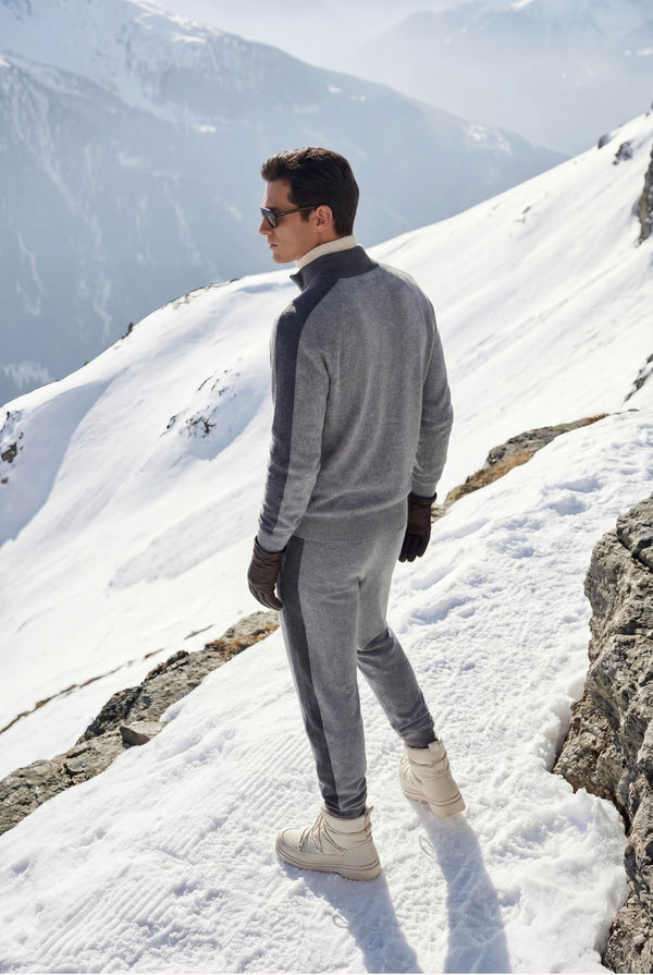 Ziamore Cashmere Tracksuit Grey