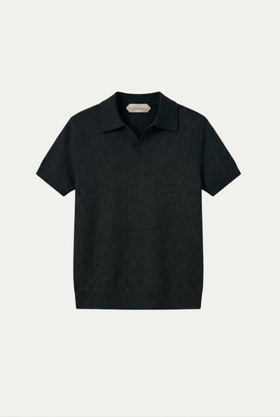 Ravello Knit Polo Forest Green