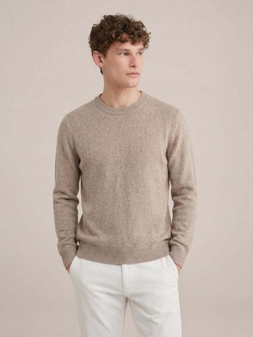 Laurenti cashmere crewneck Beige
