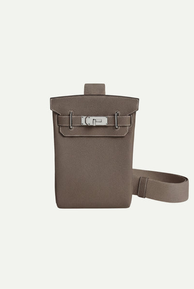 Ziamore Leather Crossbody Taupe