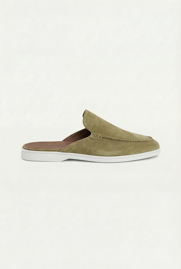 Yacht Suède Mule Olive