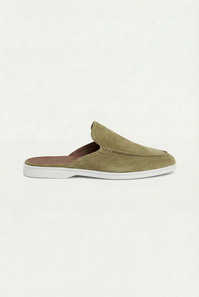 Yacht Suède Mule Olive
