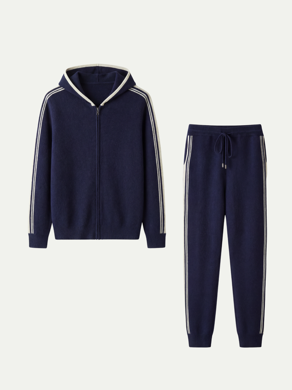 Ziamore Cashmere Tracksuit Navy