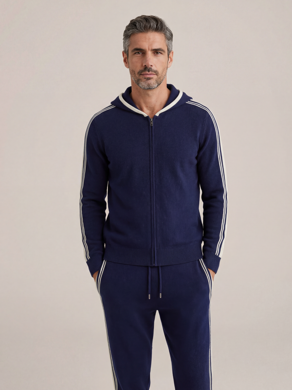 Ziamore Cashmere Tracksuit Navy