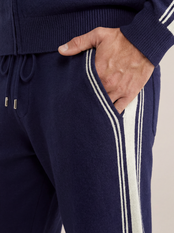 Ziamore Cashmere Tracksuit Navy