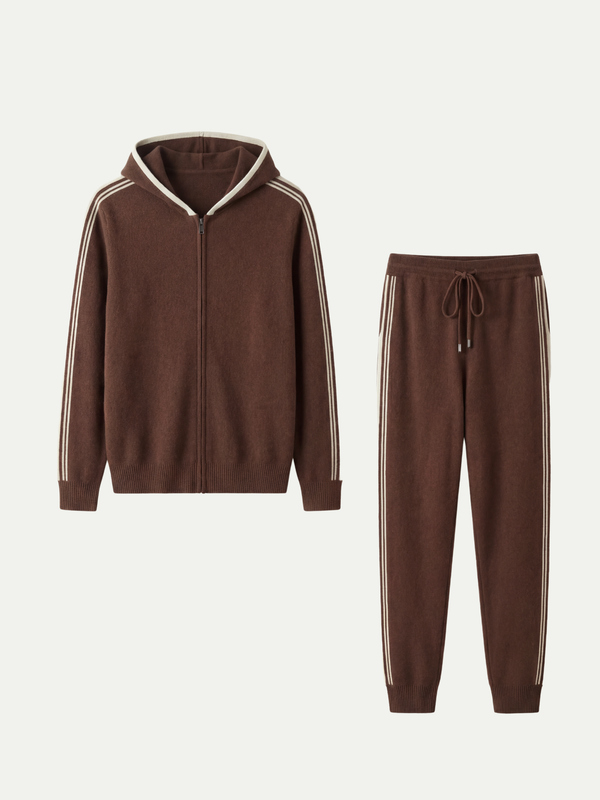 Ziamore Cashmere Tracksuit Brown