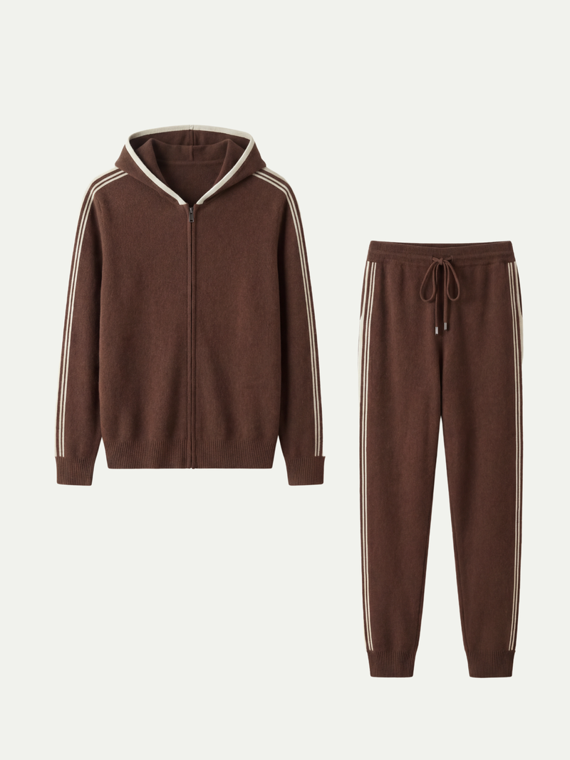 Ziamore Cashmere Tracksuit Brown