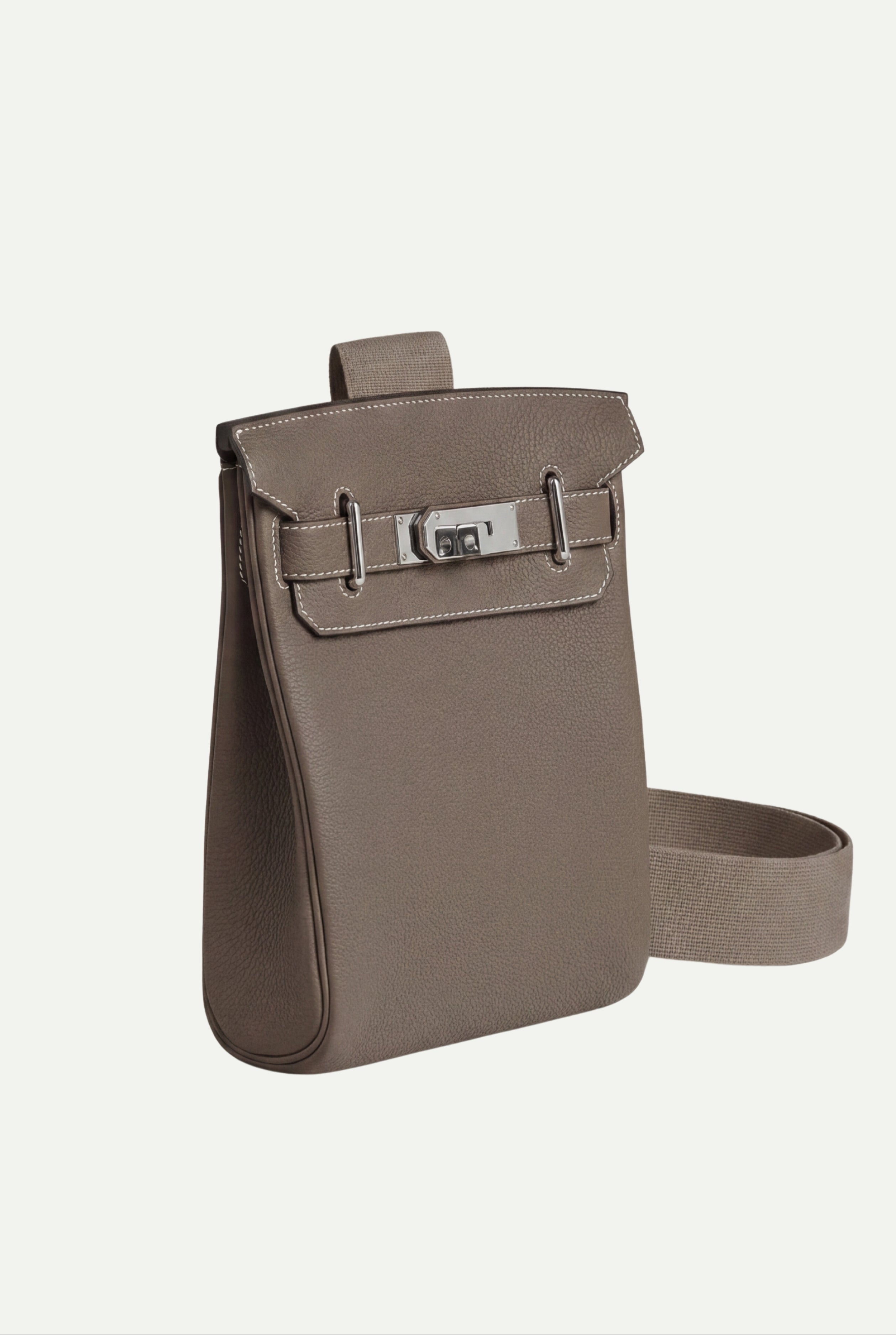 Ziamore Leather Crossbody Taupe