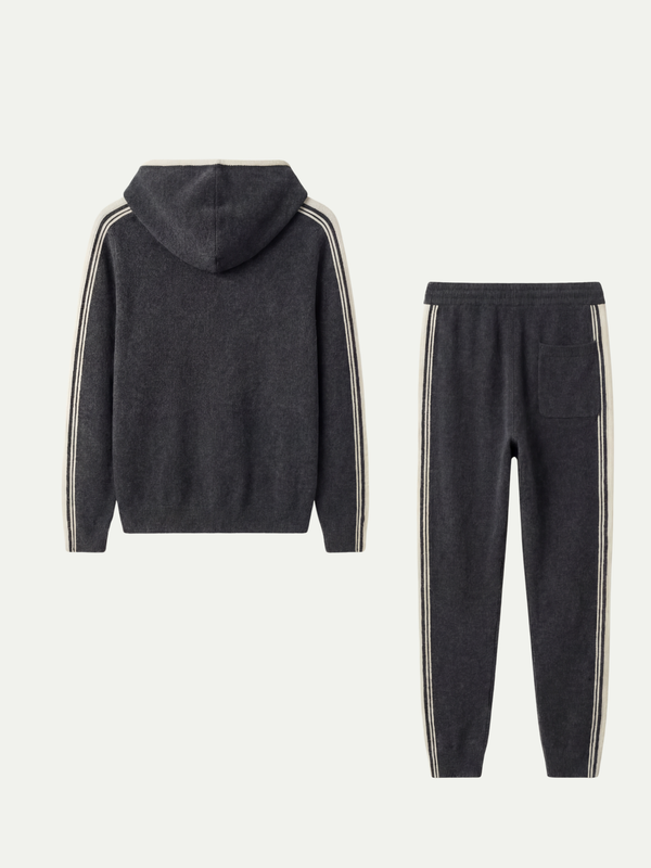 Ziamore Cashmere Tracksuit Dark Grey