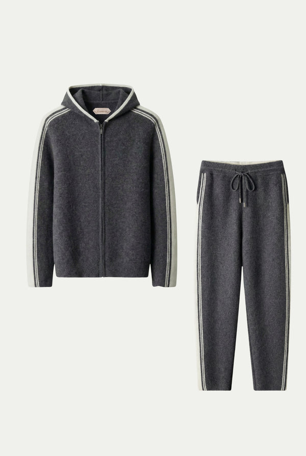 Capri Cashmere Set Dark Grey