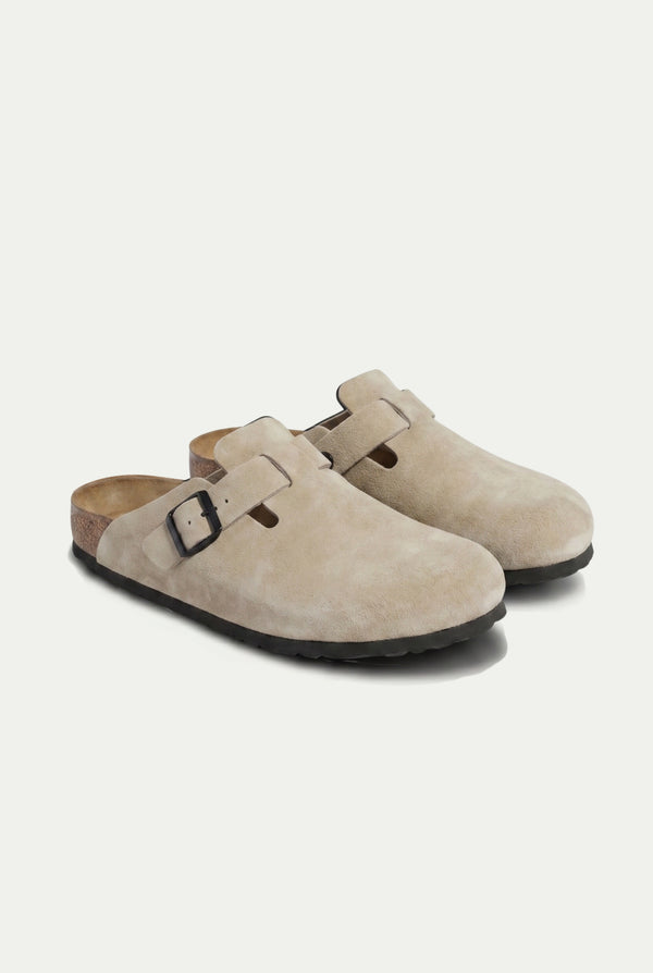 Oslo Suede Clog Sand