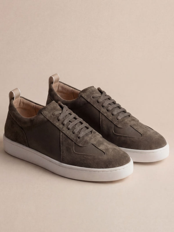 Amalfi Suede Sneaker Army Green