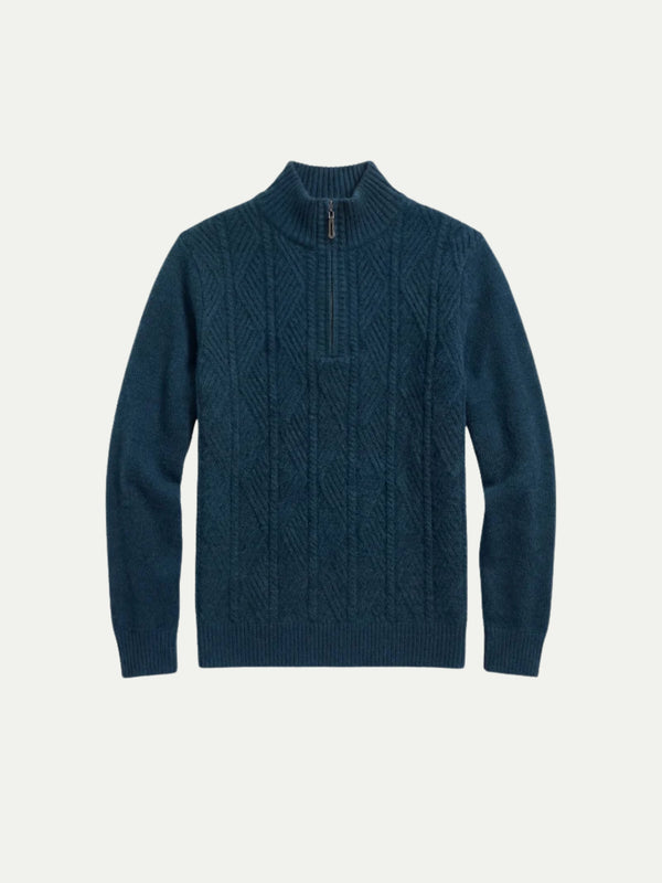 Argentario Half-Zip Knit Navy