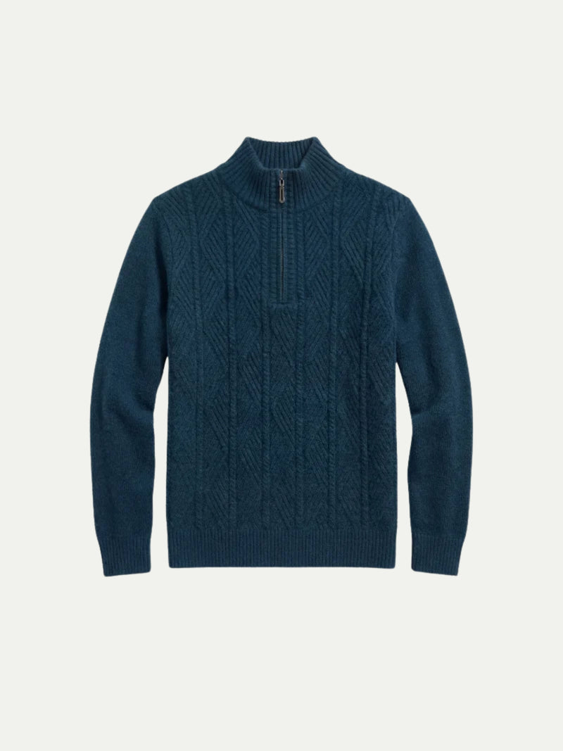 Argentario Half-Zip Knit Navy