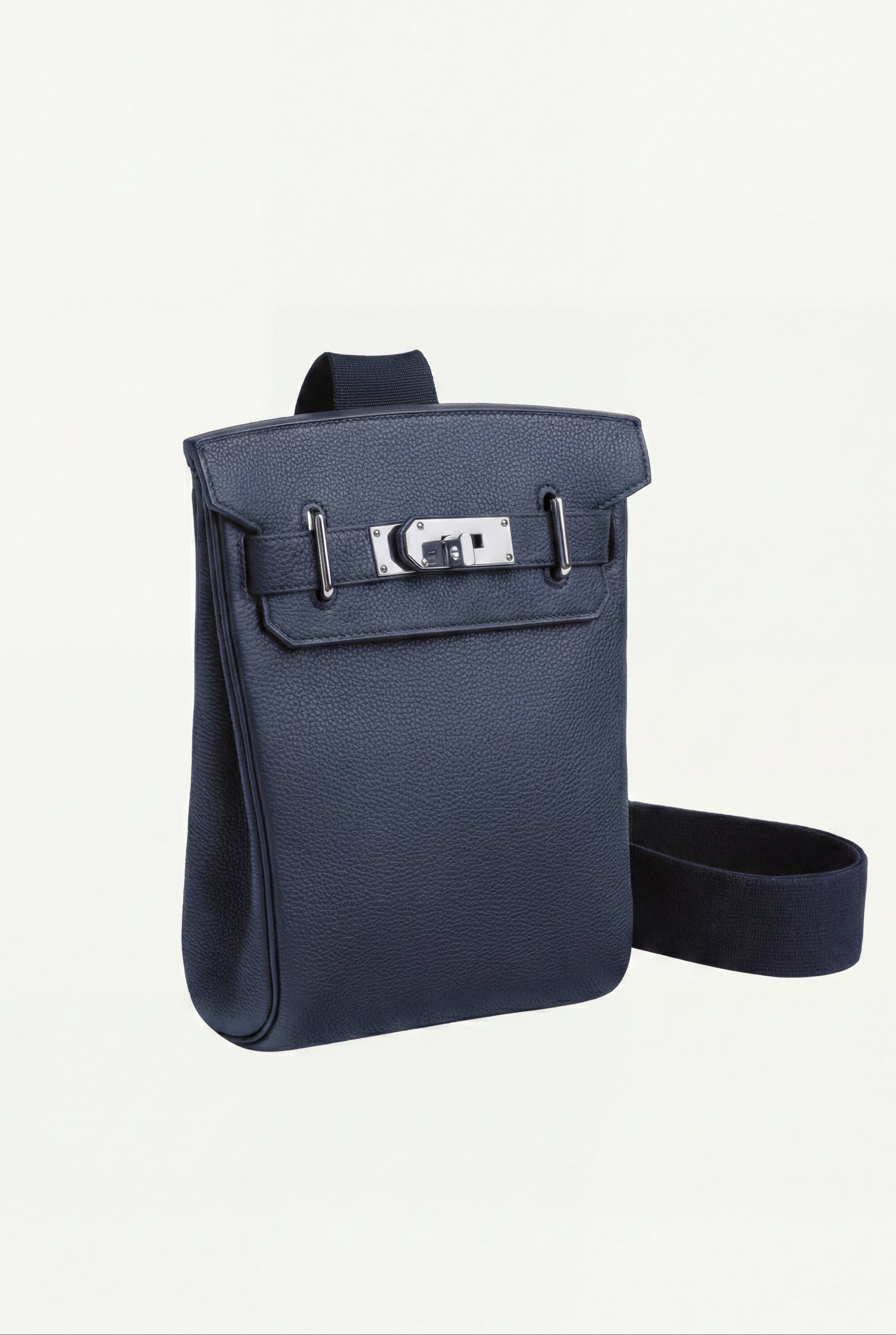Ziamore Leather Crossbody Navy