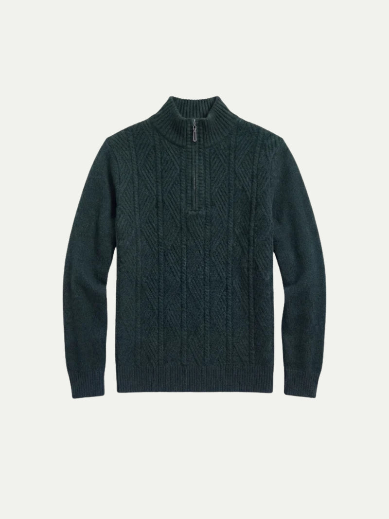 Argentario Half-Zip Knit Dark Grey