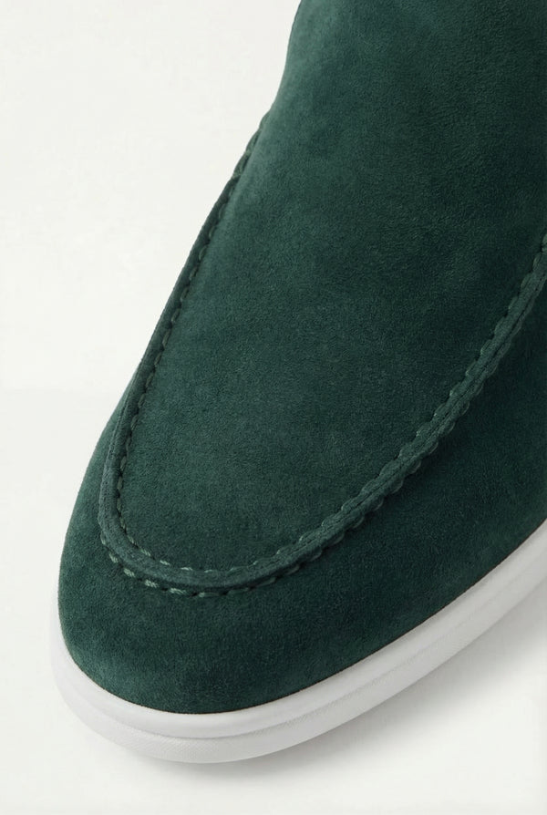 Yacht Suède Mule Forest Green