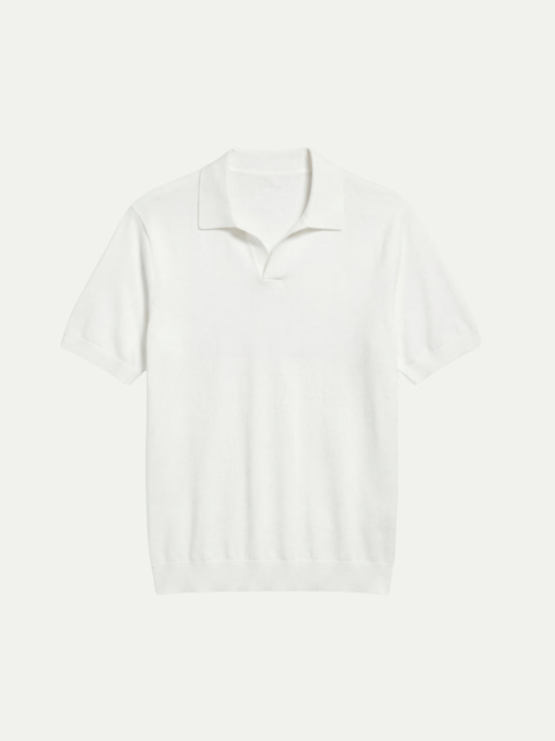 Brera Knit Polo White