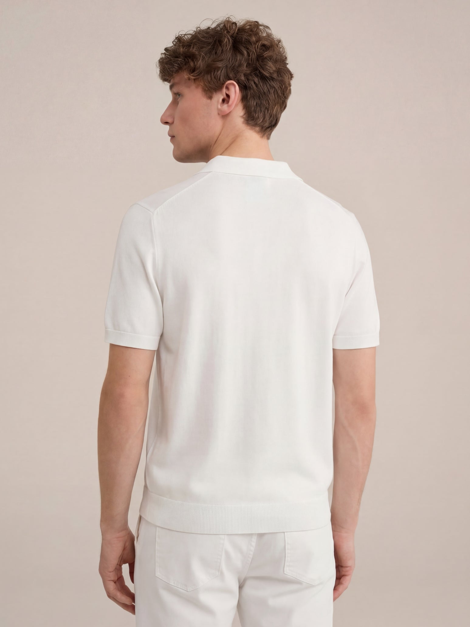 Brera Knit Polo White