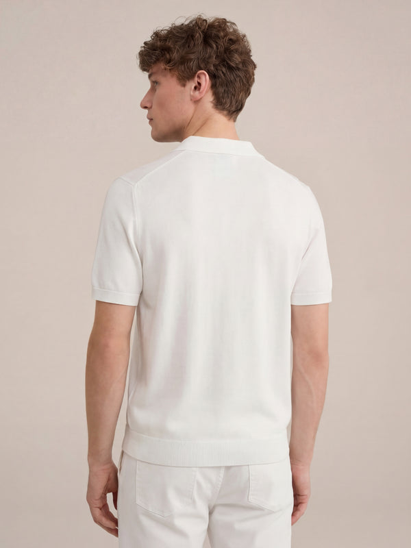 Brera Knit Polo White