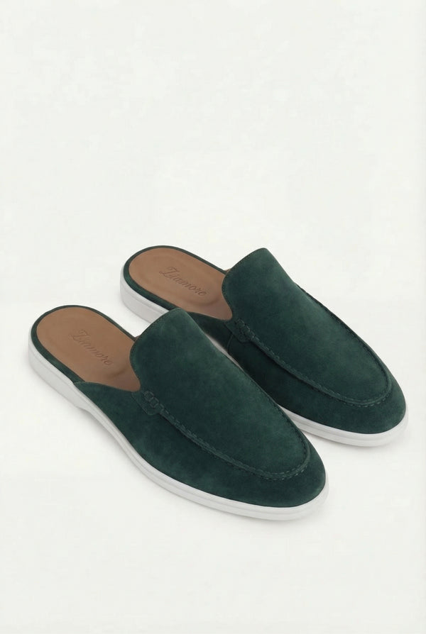 Yacht Suède Mule Forest Green