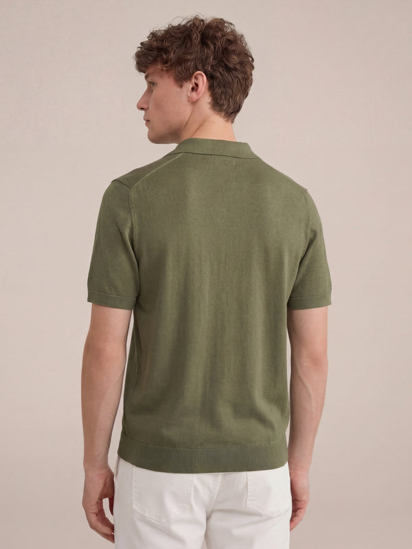 Brera Knit Polo Green