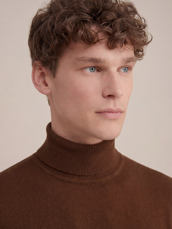 Eterna Cashmere Rollneck Brown