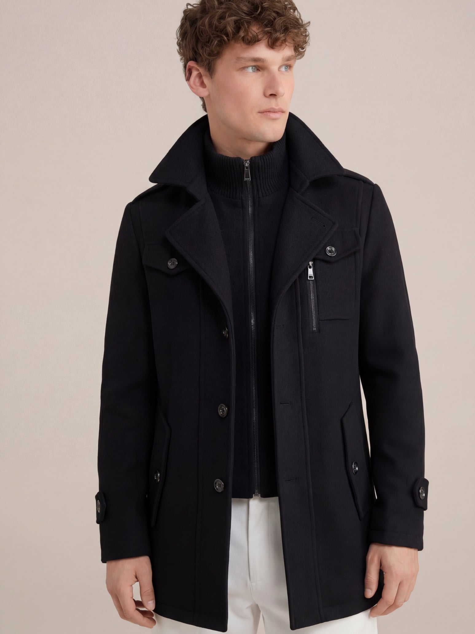 Argentario Travel Coat Black