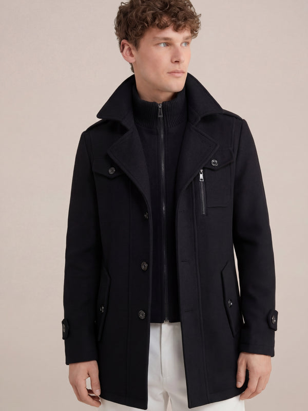 Argentario Travel Coat Black