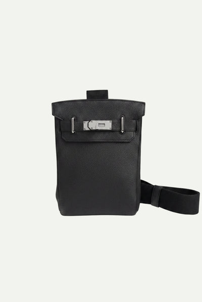 Ziamore Leather Crossbody Black
