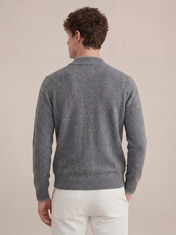 Bellagio Full-Zip Knit Grey
