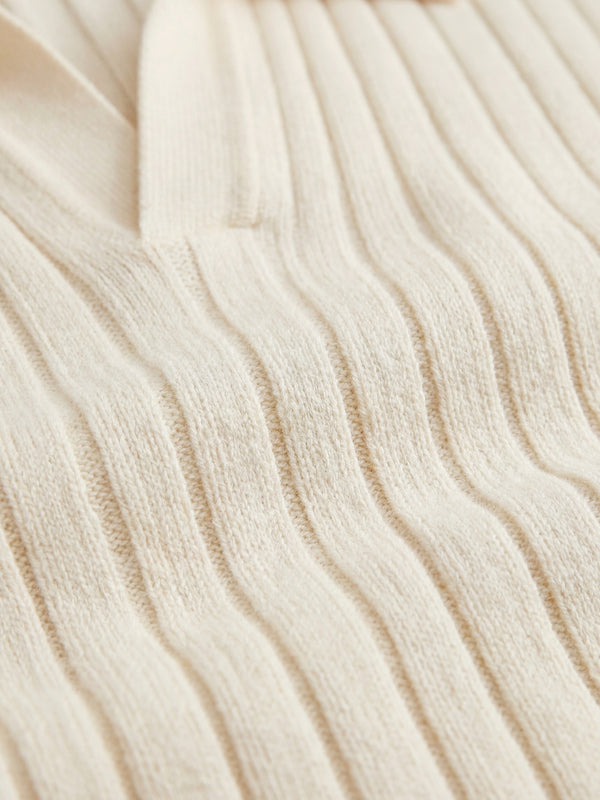 Capri Knit Polo Beige