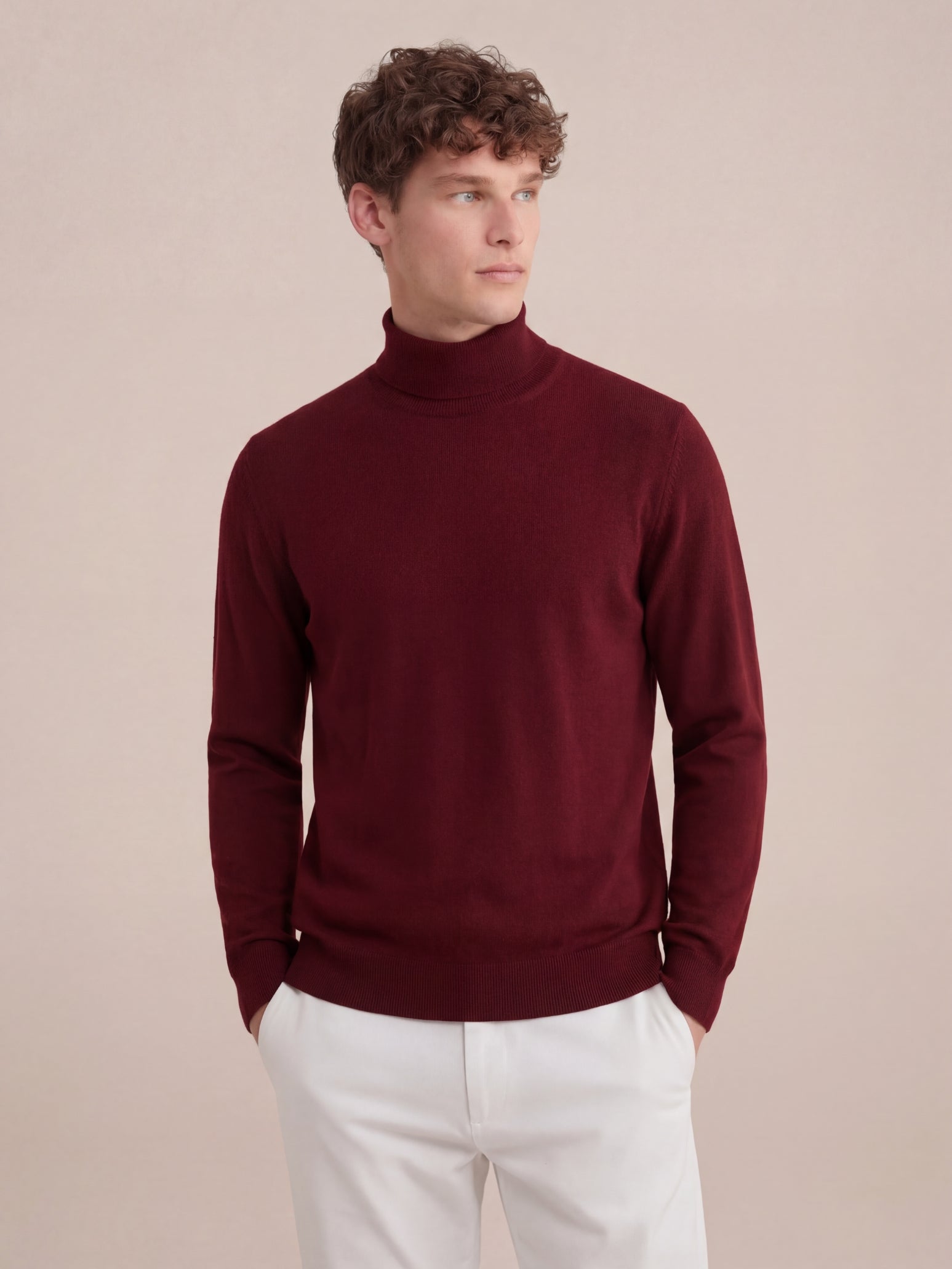 Eterna Cashmere Rollneck Bordeaux