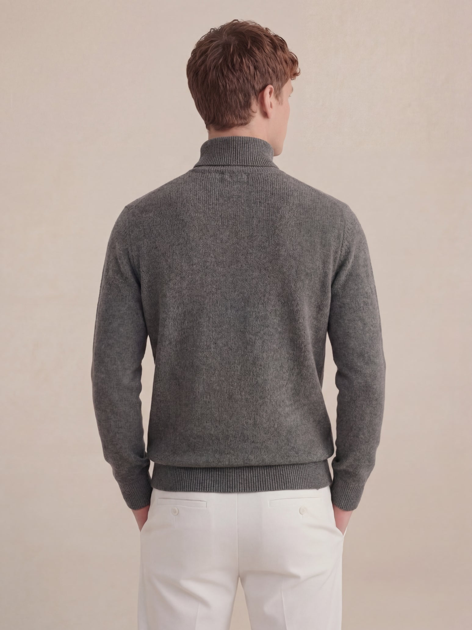 Eterna Cashmere Rollneck Grey