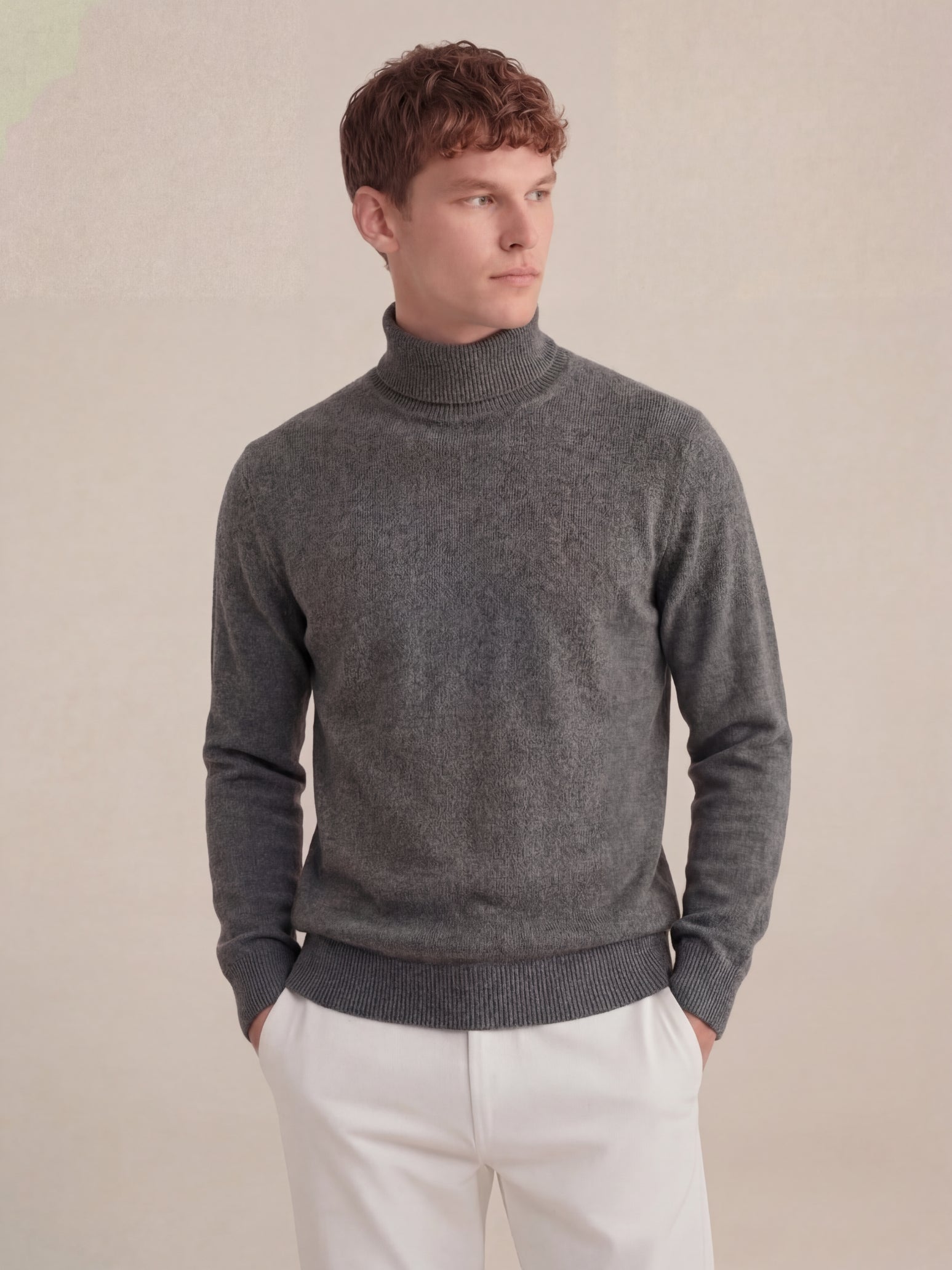 Eterna Cashmere Rollneck Grey