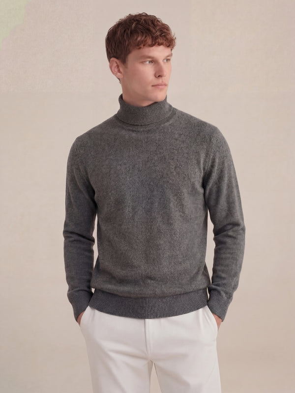 Eterna Cashmere Rollneck Grey