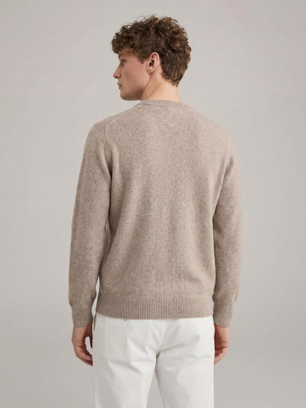 Laurenti cashmere crewneck Beige