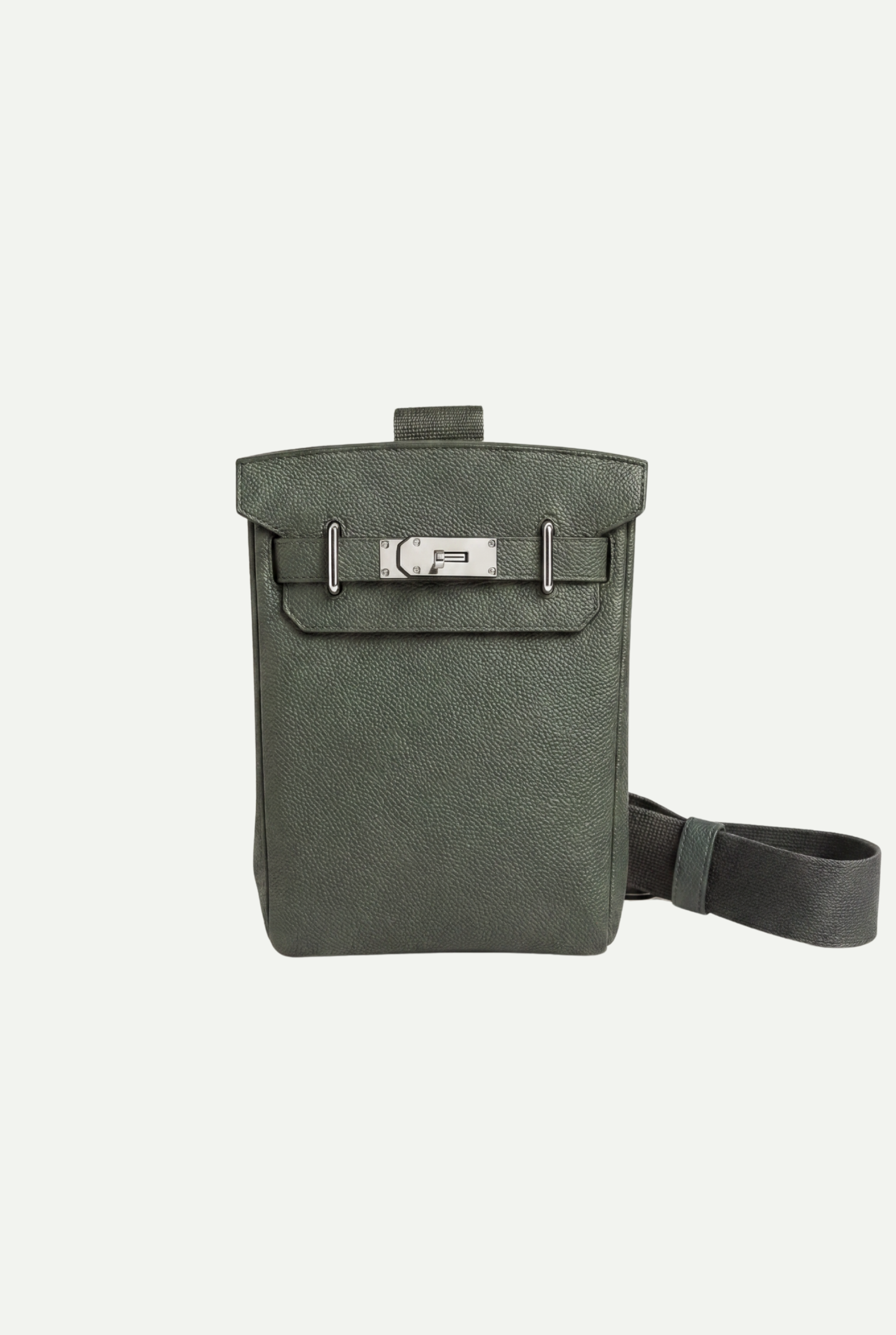 Ziamore Leather Crossbody Green