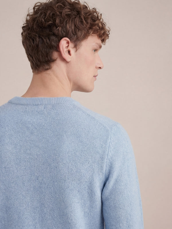 Laurenti cashmere crewneck Baby blue