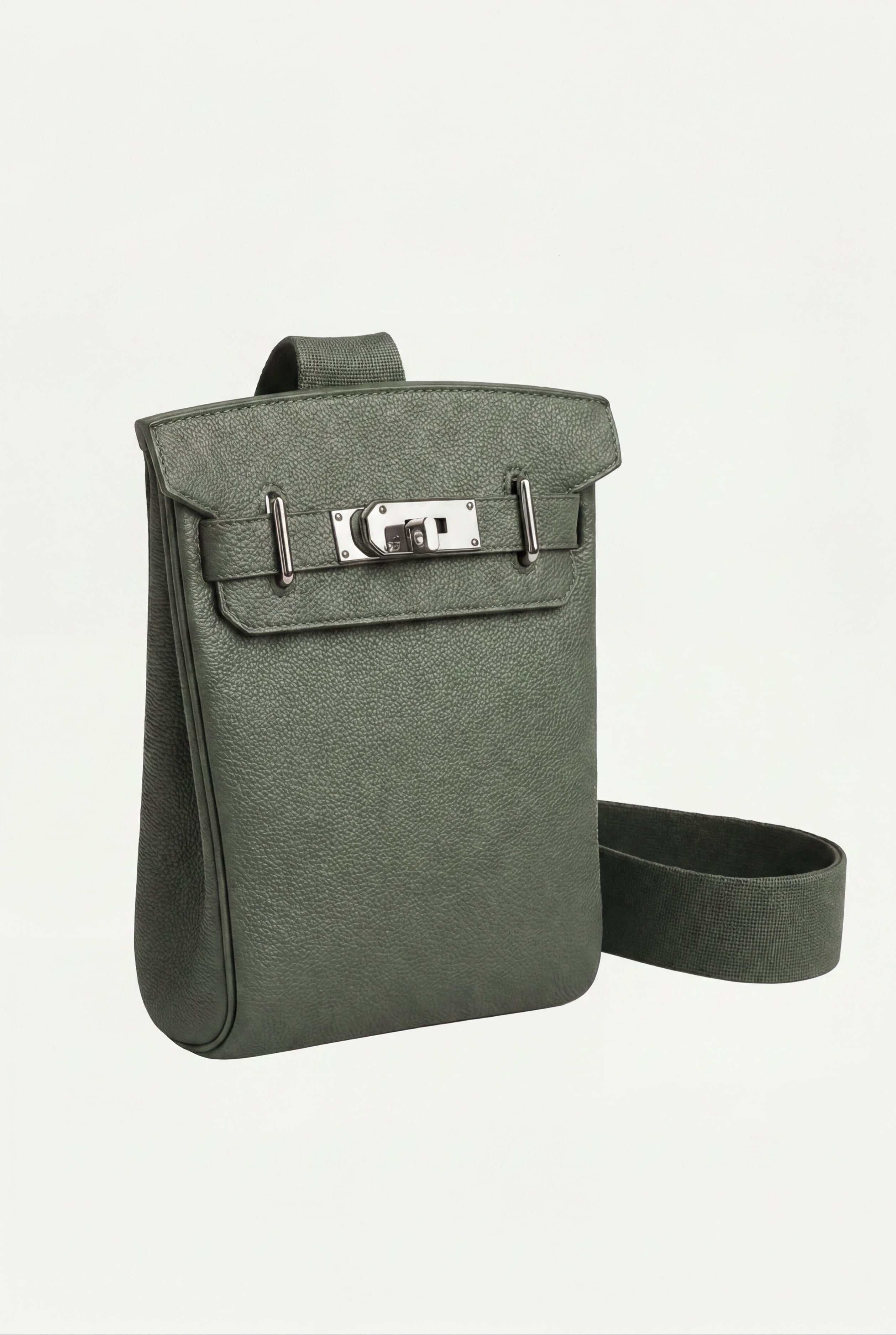 Ziamore Leather Crossbody Green