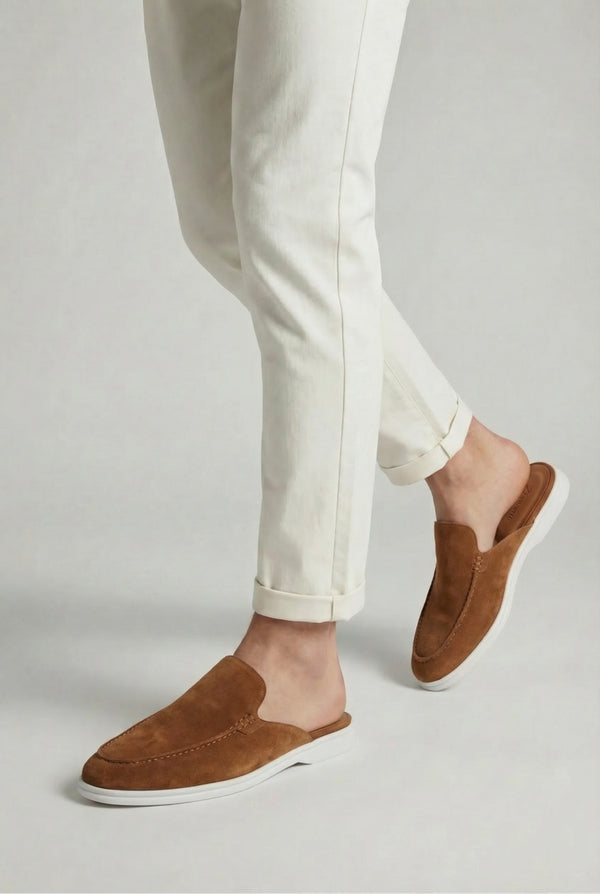 Yacht Suède Mule Tan
