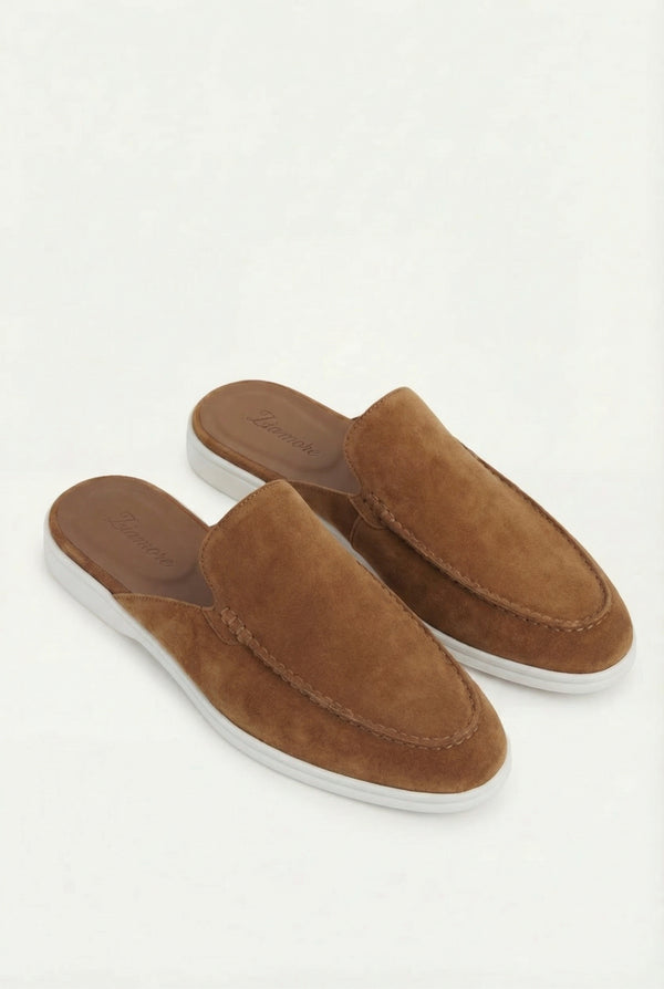 Yacht Suède Mule Tan