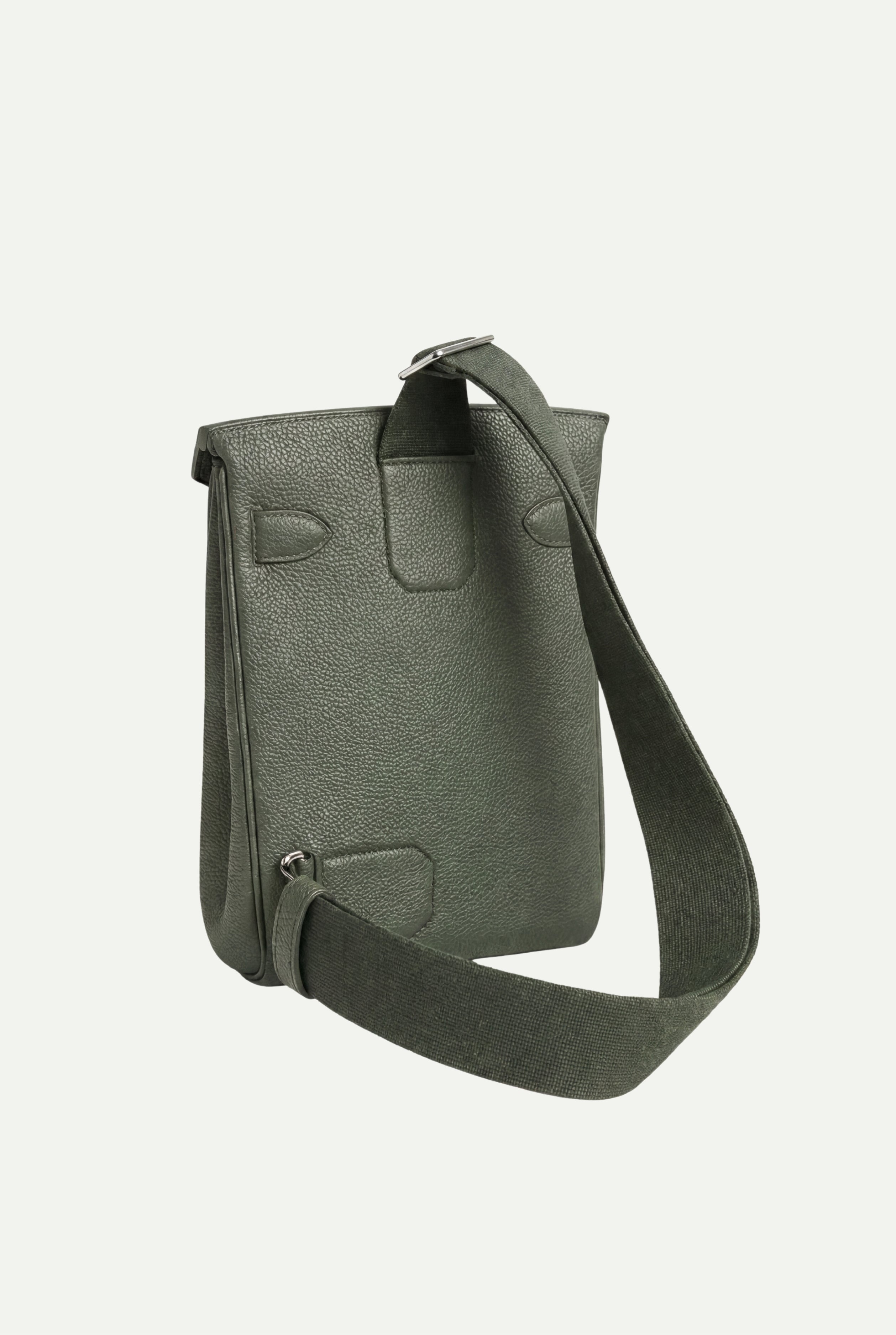 Ziamore Leather Crossbody Green