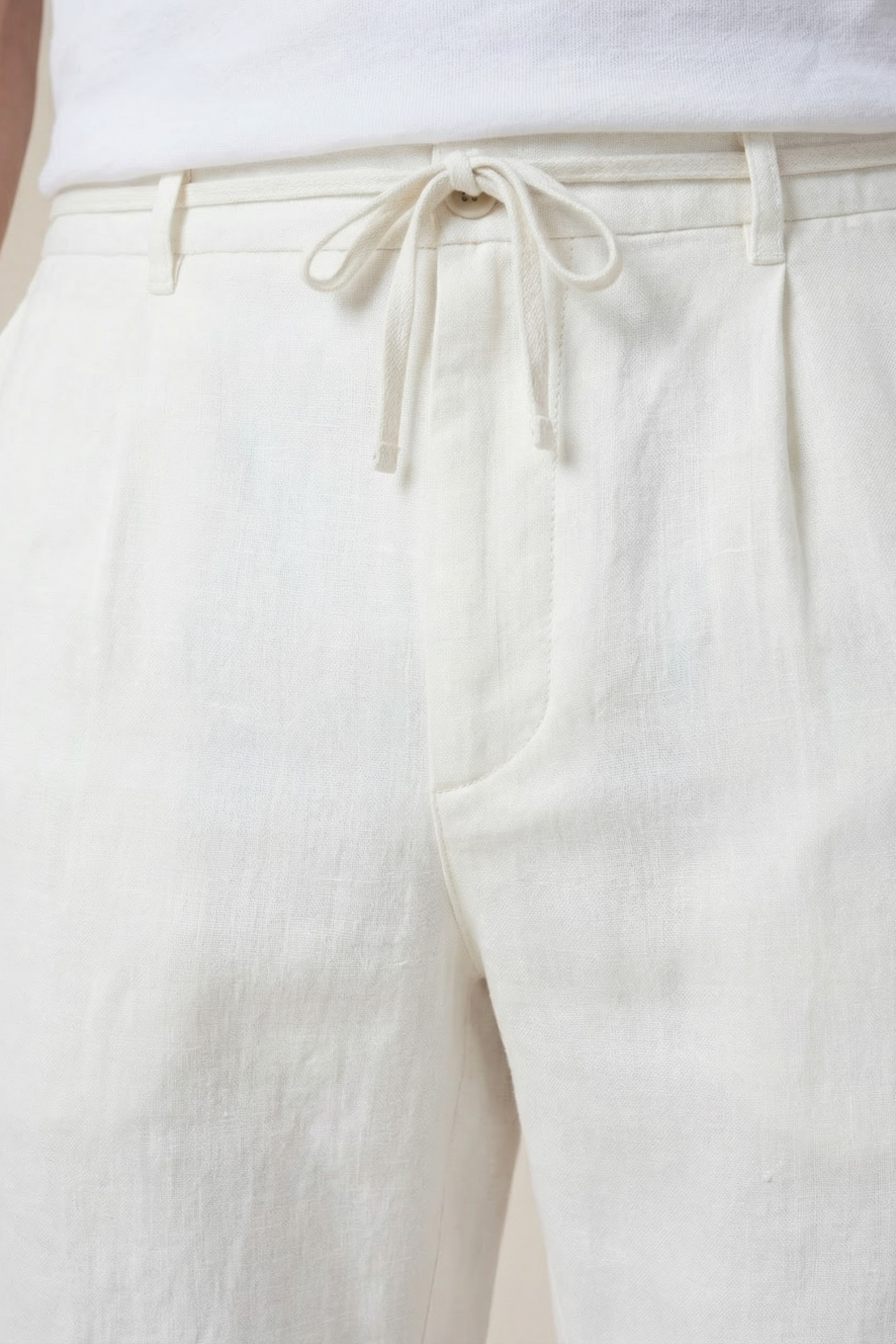 Amalfi Linen Trousers White