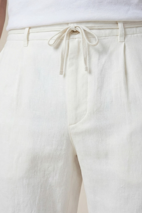 Amalfi Linen Trousers White